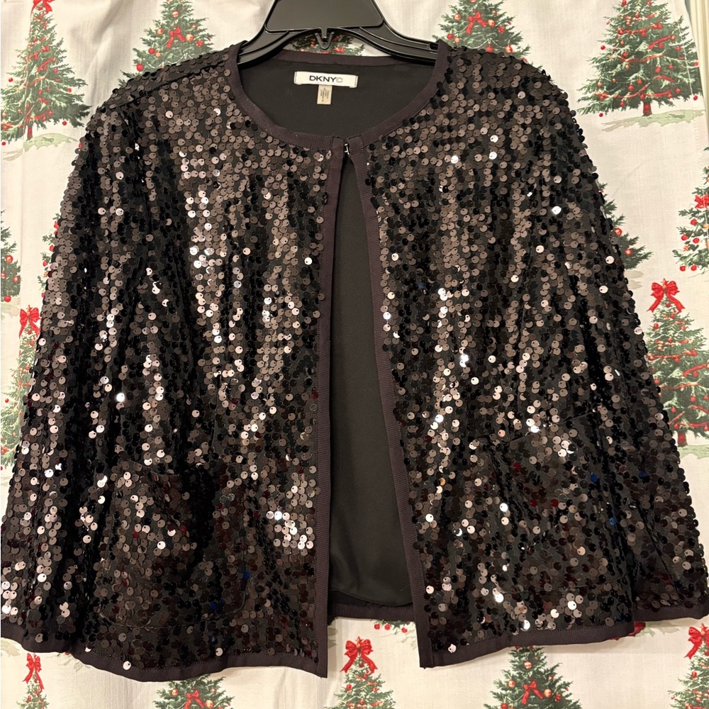 DKNYC Elegant Black Outerwear